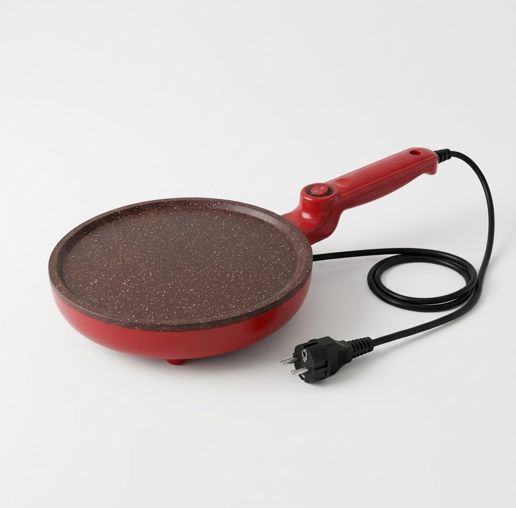 650W Electric Pancake & Crepe Maker – 20cm Non-Stick Pan