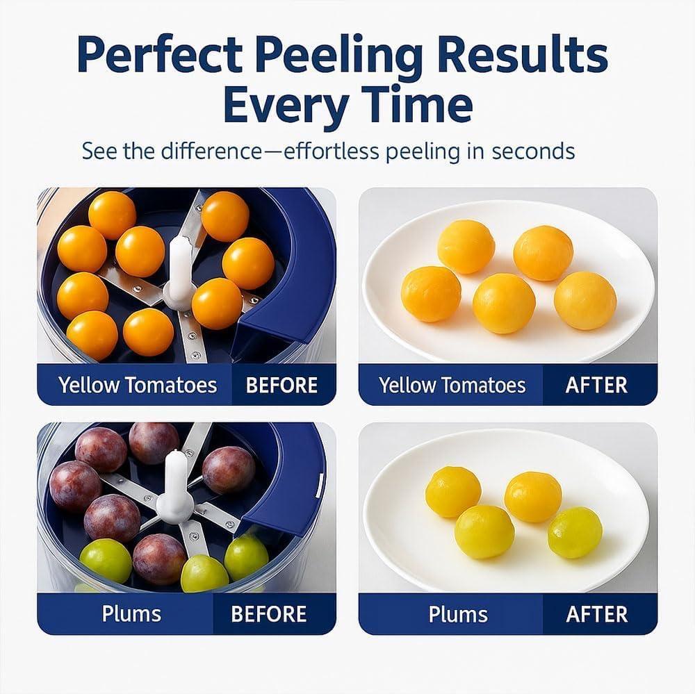 Automatic Fruit Peeler – Cordless Rechargeable Kitchen Peeling Machine