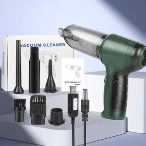 Portable Cordless Car Vacuum Cleaner – USB Rechargeable Mini Handheld Vacuum